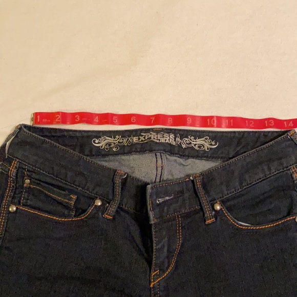 COPY - Express Zelda Slim Ultra Low Rise Jean Legging Sz 0s - Picture 3 of 6